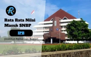 Rata Rata Nilai Masuk SNBP IPB Terbaru