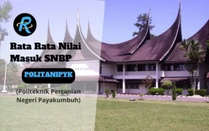 Rata Rata Nilai Masuk SNBP POLITANIPYK Terbaru