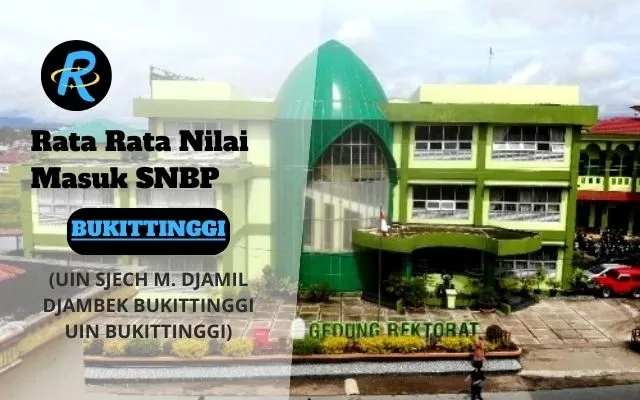 Rata Rata Nilai Masuk SNBP UIN BUKITTINGGI Terbaru