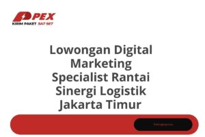 Lowongan Digital Marketing Specialist Rantai Sinergi Logistik Jakarta Timur Tahun 2025