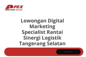 Lowongan Digital Marketing Specialist Rantai Sinergi Logistik Tangerang Selatan Tahun 2025 (Lamar Sekarang)