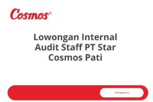 Lowongan Internal Audit Staff PT Star Cosmos Pati Tahun 2025 (Apply Now)