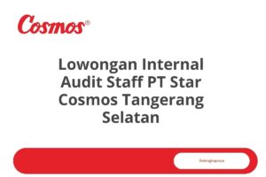 Lowongan Internal Audit Staff PT Star Cosmos Tangerang Selatan Tahun 2025 (Apply Now)