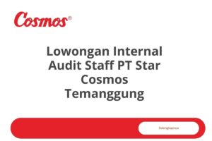Lowongan Internal Audit Staff PT Star Cosmos Temanggung Tahun 2025