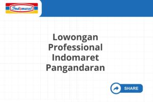 Lowongan Professional Indomaret Pangandaran Tahun 2025 (Resmi)