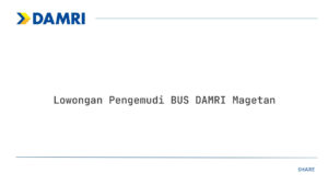 Lowongan Pengemudi BUS DAMRI Magetan Tahun 2025 (Apply Now)